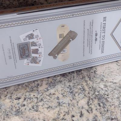 Ark Encounter Ken Ham Wood Cribbage Gameboard and Pieces