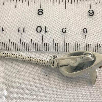 Vintage Rare Articulating Pink Rhinestone Mouse