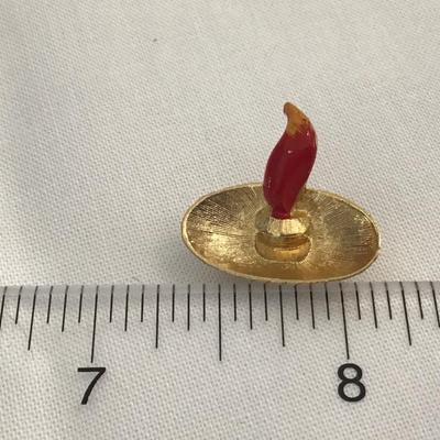 Vintage Candle Stick Lapel pin