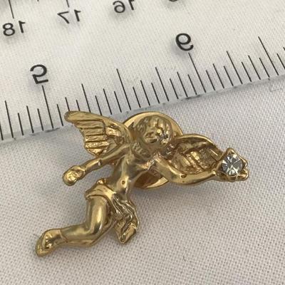 Vintage Cherub Pin