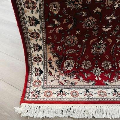 Vintage Red Persian Oriental 100% Wool Hand Knotted Area Rug