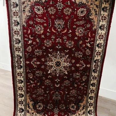 Vintage Red Persian Oriental 100% Wool Hand Knotted Area Rug