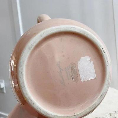 Vintage Mid Century Russel Wright Pottery Beige Ceramic American Modern Pitcher