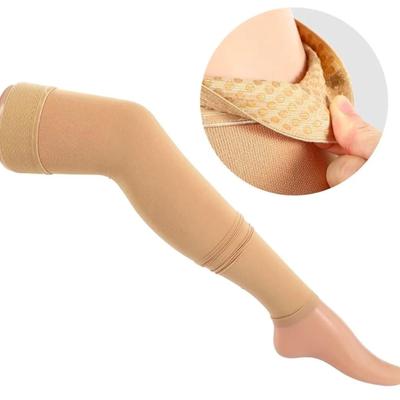 VOCOSTE XXL 1 Pair Thigh High Compression Sleeves, Compression Socks with Elastic Band for Women Men