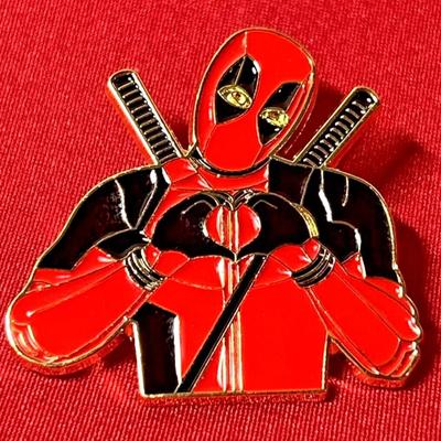 Marvel Deadpool Heart Hands Fantasy Pin Deadpool Ryan Reynolds Heart Love Pin