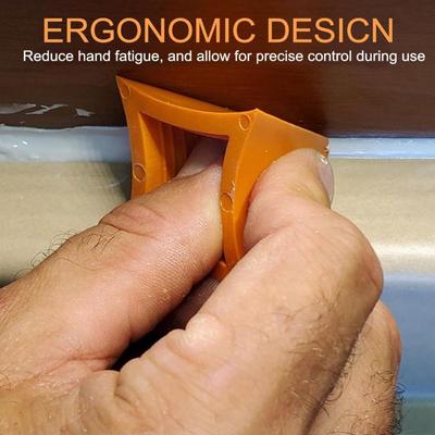 2-Piece Silicone Seam Tool Silicone Caulking Tool, Reusable Sealant Silicone Caulk Tool for Kitchen, Bathroom, Joint