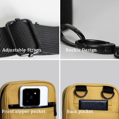 Mustard Yellow Crossbody Bags for Women, Fashion Waist Packs, Chest Bag with Adjustable Strap, Small Bags Sling Bag for Women Men Girls...