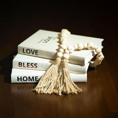 Set of 3 Decorative Linen-Covered Books for Coffee Table & Shelf Decor | Large Hardcover Books with Inspirational Words | Includes...