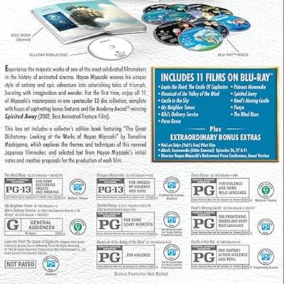 The Collected Works of Hayao Miyazaki (Blu-ray Disc, 12-Disc Set, Exclusive Edition)