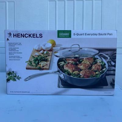 A - Henckels Ceramic Nonstick 5-Quart Everyday Saute Pan