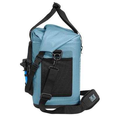 CamelBak ChillBak 18L Cube Soft Cooler w/3L Fusion Group Reservoir, Waterproof Roll-Top Closure Cooler Bag - Adriatic Blue