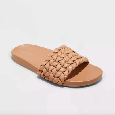 New With Tags Universal Thread Target Renae Slide Sandals in Tan