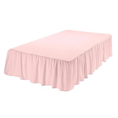 Size Full/Queen Peony Pink Amazon Basic Ruffled Bed Skirt Hypoallergenic Bedding