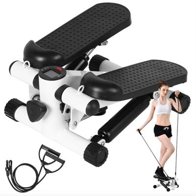 Walking Pad Treadmill Steppers for Exercise Stair Stepper with Resistance Bands, Mini Stepper with Loading Capacity, Hydraulic Fitness...