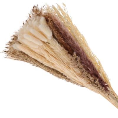 Simulated Grass Wedding Decorations for Ceremony Home Decoration DIY Arrangement Preserved Decoration Vases Plant Peonies Flowers Reeds...