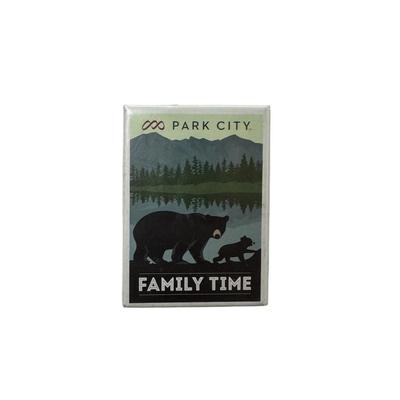 Park City Family Time Bear & Bear Cub Fridge Magnet