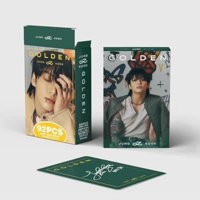 Jungkook Kpop Album Photocards Solo Album Photo Cards 92 PCS Kpop Lomo Card Set Gift Merch for Boys and Girls