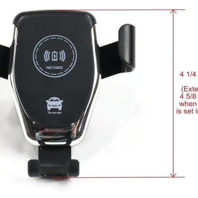 Wireless Smart Phone Car Mount Charger for Apple iPhone 8, 8+, 8 Plus, X, XS, XR