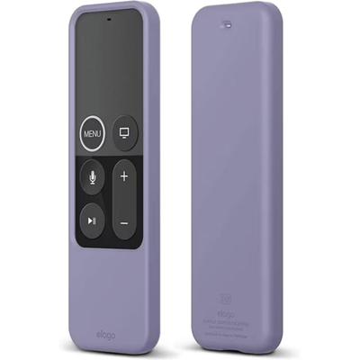 Apple TV Remote Case Cover - elago R2 Slim Case Compatible with Apple TV Siri Remote 4K / 4th Generation (Lavender Grey) - Slim Fit,...