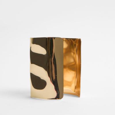 Nasty Gal Textured Cuff Bracelet in Gold