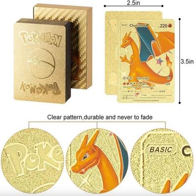 110-Pack Pokémon Gold Foil TCG Fan Art Card