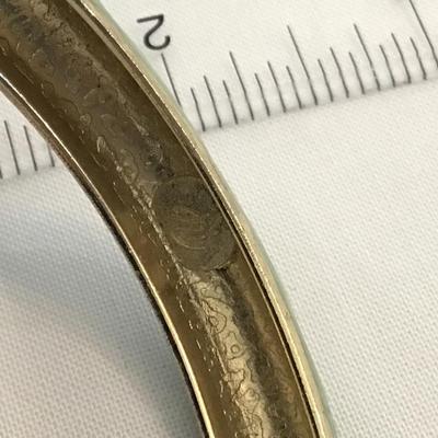 Enamel Hinged Bracelet