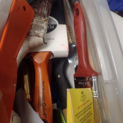 Big Assortment of Paint Brushes Mostly New Various Sizes (See all Pictures)