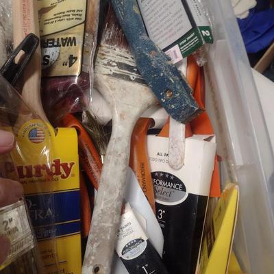Big Assortment of Paint Brushes Mostly New Various Sizes (See all Pictures)