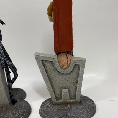 Vintage Disney Tim Burton's NIGHTMARE BEFORE CHRISTMAS JACK SALLY Resin Figurines