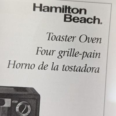 Hamilton Beach Toaster Oven For Craft Use (SR)