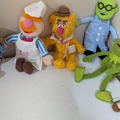 JIm Henson Vintage Collectible The Muppets Show Set Of 8 Mini Plush 8" Sababa Toys (SR)