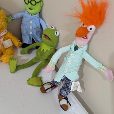 JIm Henson Vintage Collectible The Muppets Show Set Of 8 Mini Plush 8" Sababa Toys (SR)