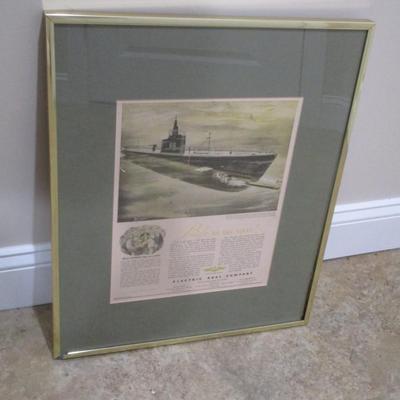 1943 Electric Boat Company Builders Of Submarines Advertising Ad (SR)