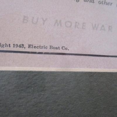 1943 Electric Boat Company Builders Of Submarines Advertising Ad (SR)