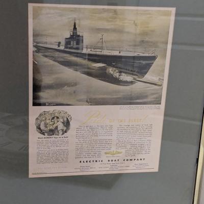1943 Electric Boat Company Builders Of Submarines Advertising Ad (SR)
