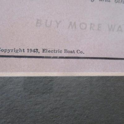 1943 Electric Boat Company Builders Of Submarines Advertising Ad (SR)