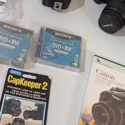 EOS Rebel X S Camera With Canon EF 50mm f/1.4 USM Lens & Manuals #33 (SR)