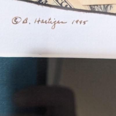 Signed By The Artist Barbara Hartigan Submarine Currency Mosaic (SR)