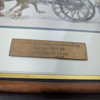 Scottish Army Troops Royal Company Royal Engineers Framed Art (SR)