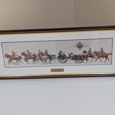 Scottish Army Troops Royal Company Royal Engineers Framed Art (SR)