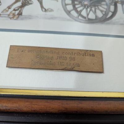 Scottish Army Troops Royal Company Royal Engineers Framed Art (SR)