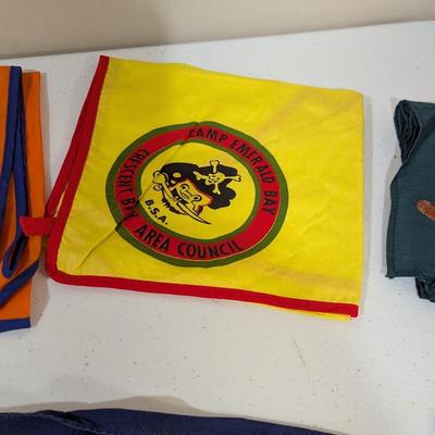 Vintage Boy Scout Scarves Camp Emerald Bay Amangamek-Wipit Lot 1 (SR)