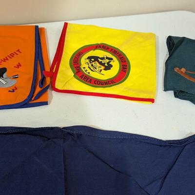 Vintage Boy Scout Scarves Camp Emerald Bay Amangamek-Wipit Lot 1 (SR)