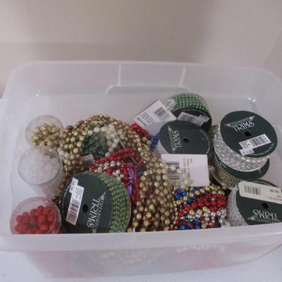 Array Of Treasured Trims Beads On Strings #23 (SR)