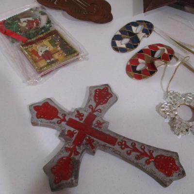 Christmas Decorations Ornaments Crosses #29 (SR)