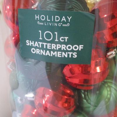 Holiday Shatterproof Ornaments