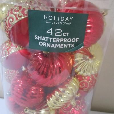 Holiday Shatterproof Ornaments