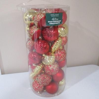 Holiday Shatterproof Ornaments