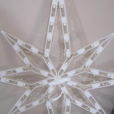 Christmas Lighted Star & Wreath
