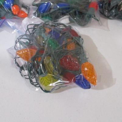 Array Of Stringed Christmas Lights